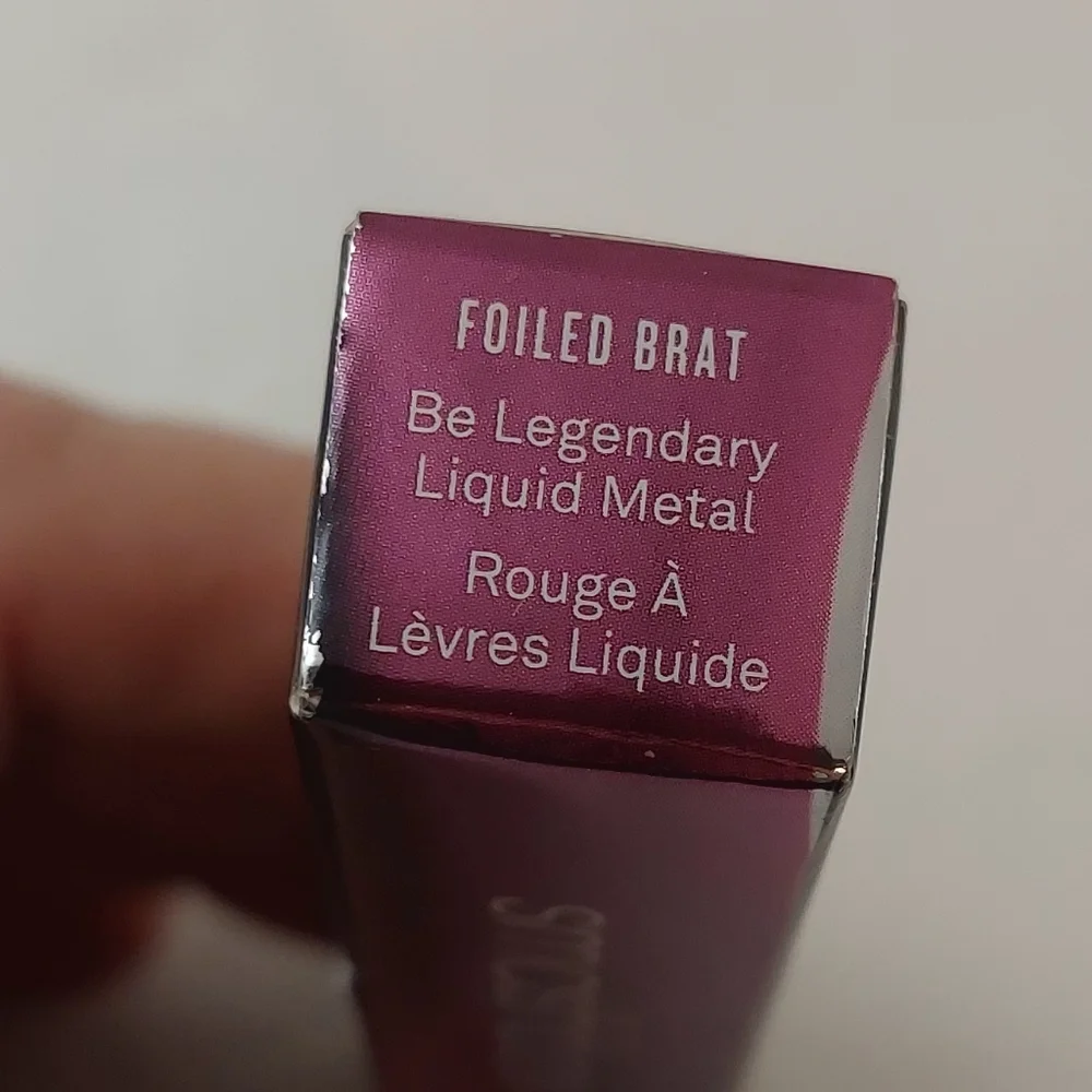 Smashbox Foiled Brat Liquid Metal Lipstick .27 fl. oz liq 8 ml